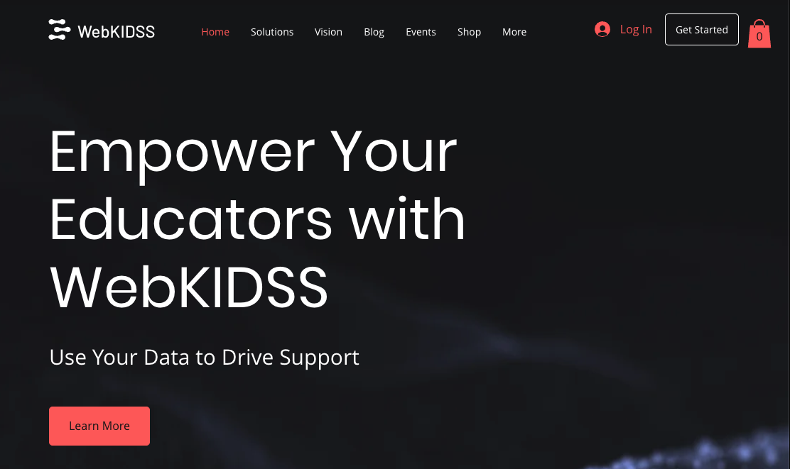 WebKIDSS.org, the website required a total redesign to allow for CMS ...